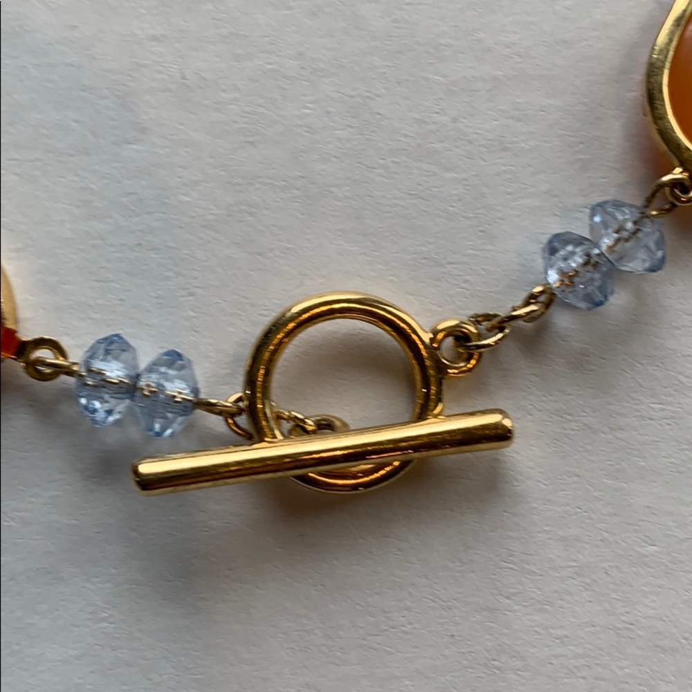 Multi-Colored Gemstone Toggle Necklace - image 6